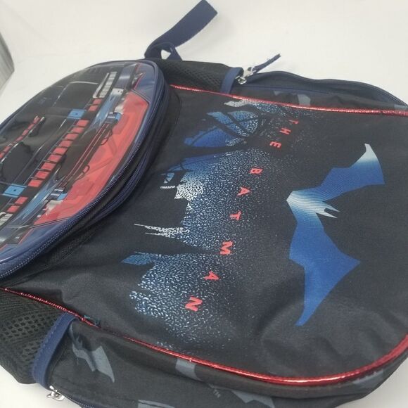 NWT. DC The Batman Backpack. Black. Red. Full size. - Picture 14 of 14